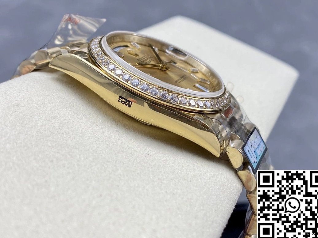 Date Day QF Dial Rolex Factory Gold v5 Tungsten M228348rbr-0002 Steel 1212